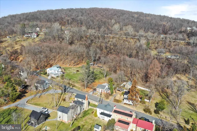 a view of lake with mountain