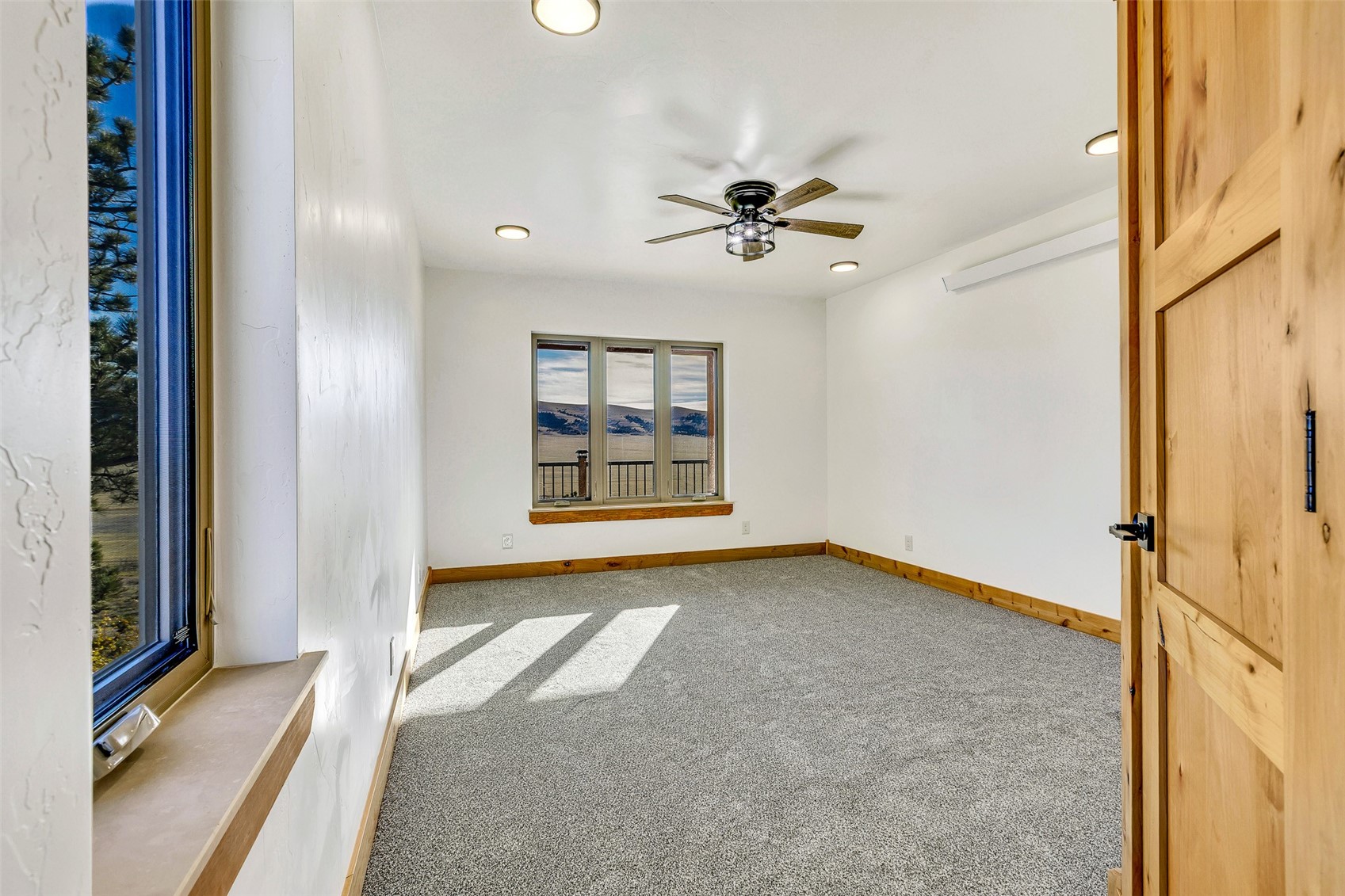3415 Redhill Road Fairplay, CO 80440 - Photo 46 of 50 a view of room with a ceiling fan and window