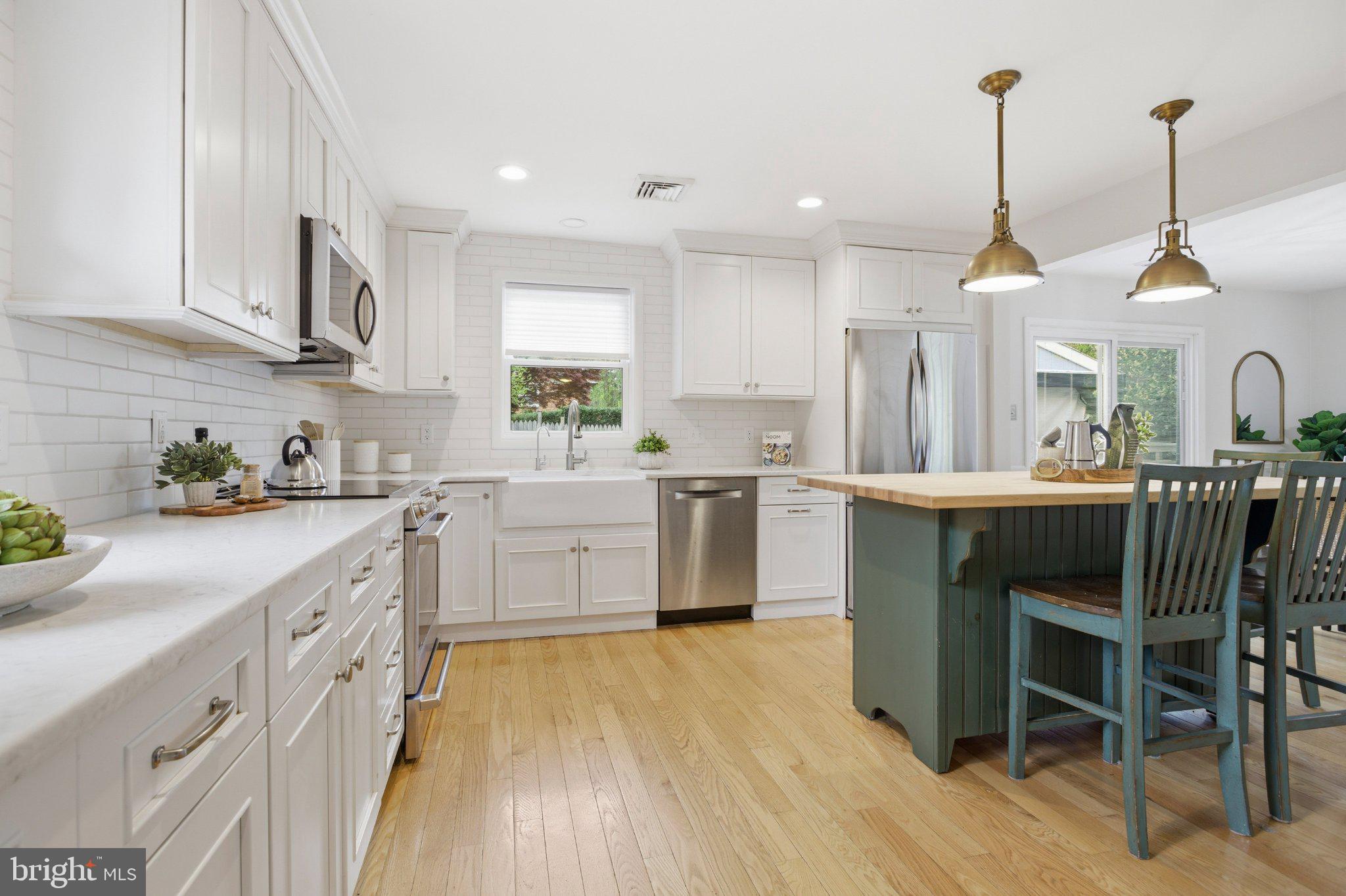 3104 North Providence Road Media, PA 19063 - Photo 15 of 47 Bright and airy modern kitchen space.