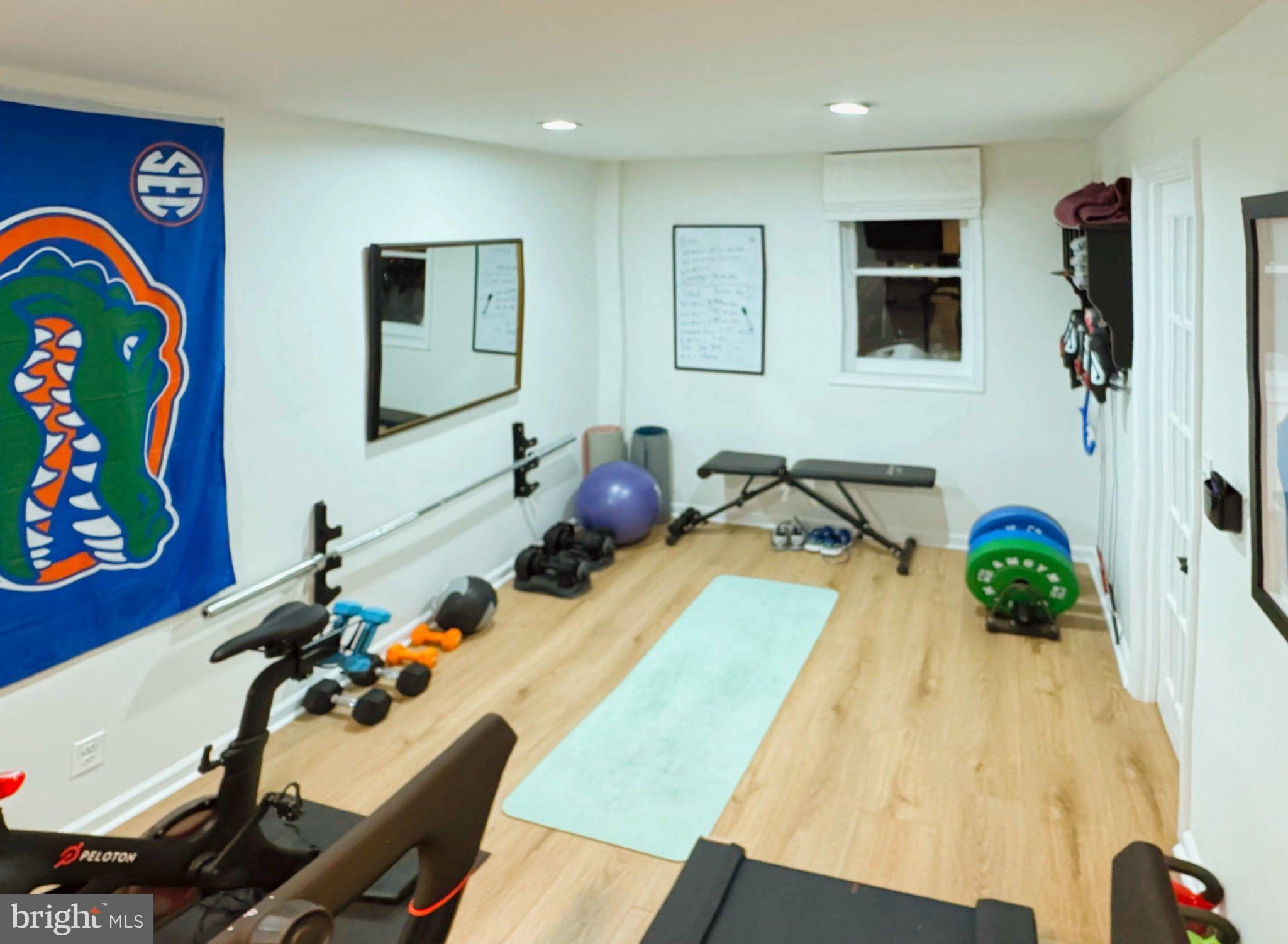 3104 North Providence Road Media, PA 19063 - Photo 34 of 47 Home gym with vibrant decor.