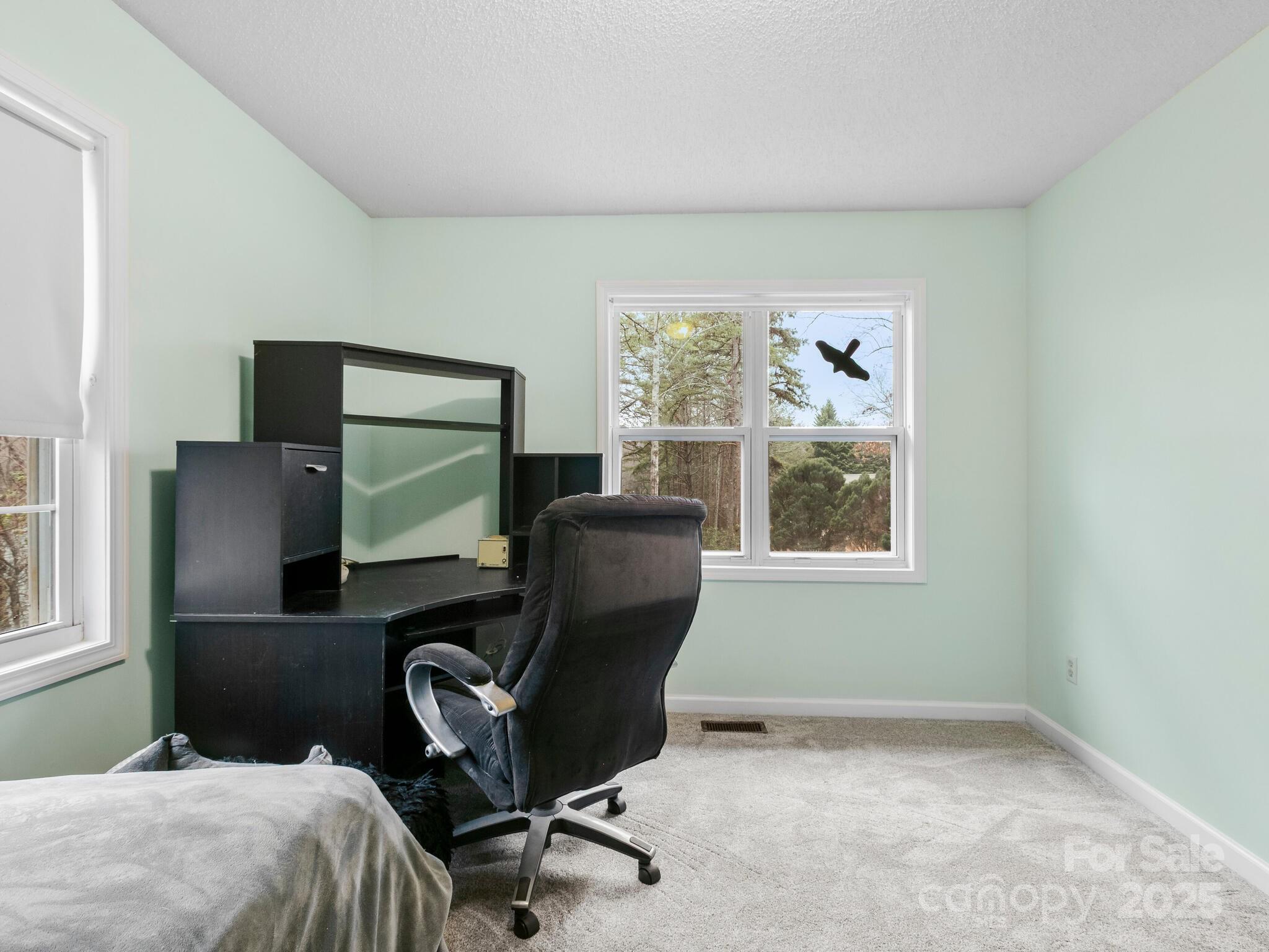 15 Gunflint Trail Fletcher, NC 28732 - Photo 18 of 25 a bedroom with a workspace