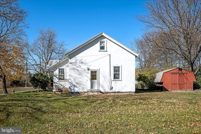 a building with trees in front of it