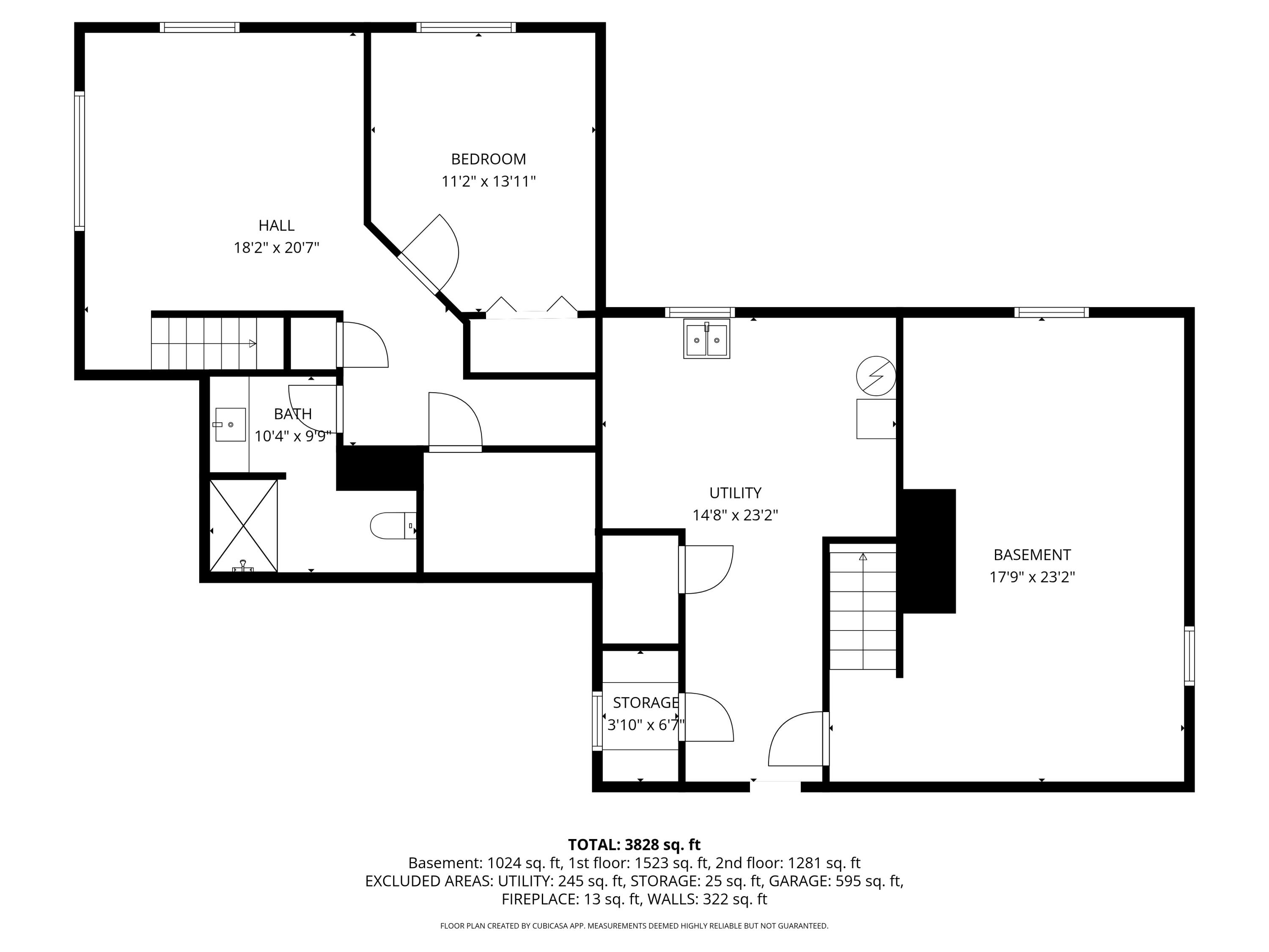 609 3rd Street Muskegon, MI 49445 - Photo 30 of 30 2D Floor Plan for 609 3rd Street