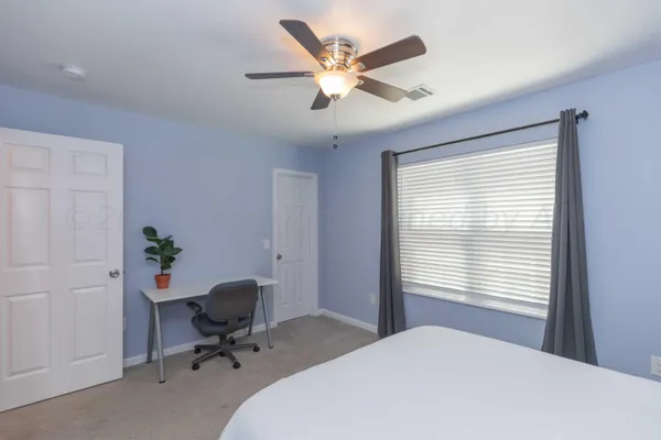 a workspace with a window