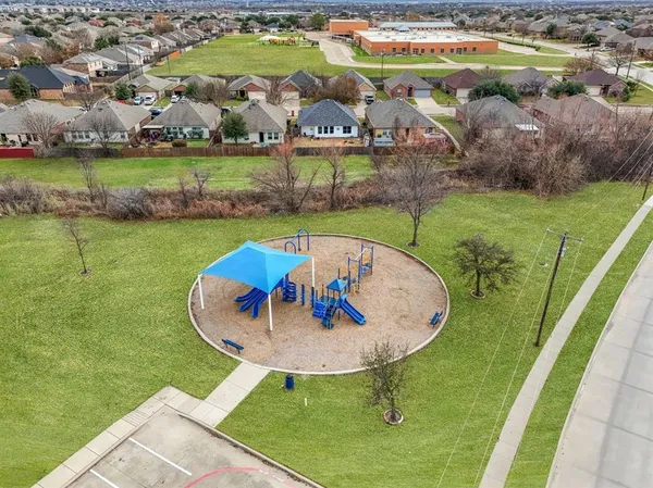 a view of a lake with a swimming pool