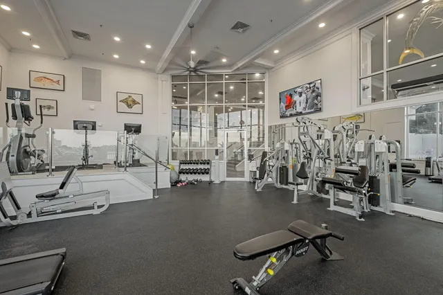 a view of a patio with dining table and chairs