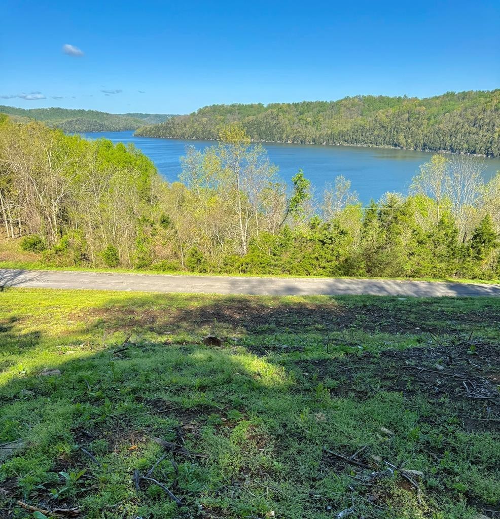 84 Harbor Pointe Drive Silver Point, TN 38582 - Photo 2 of 7 a view of a lake with a mountain in the background