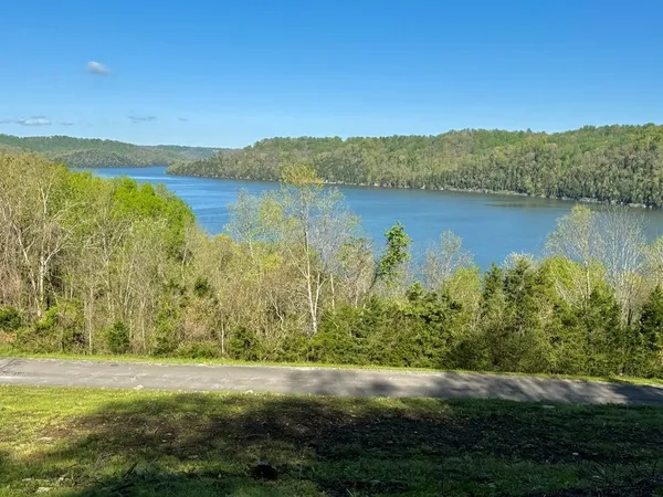 a view of lake and mountain