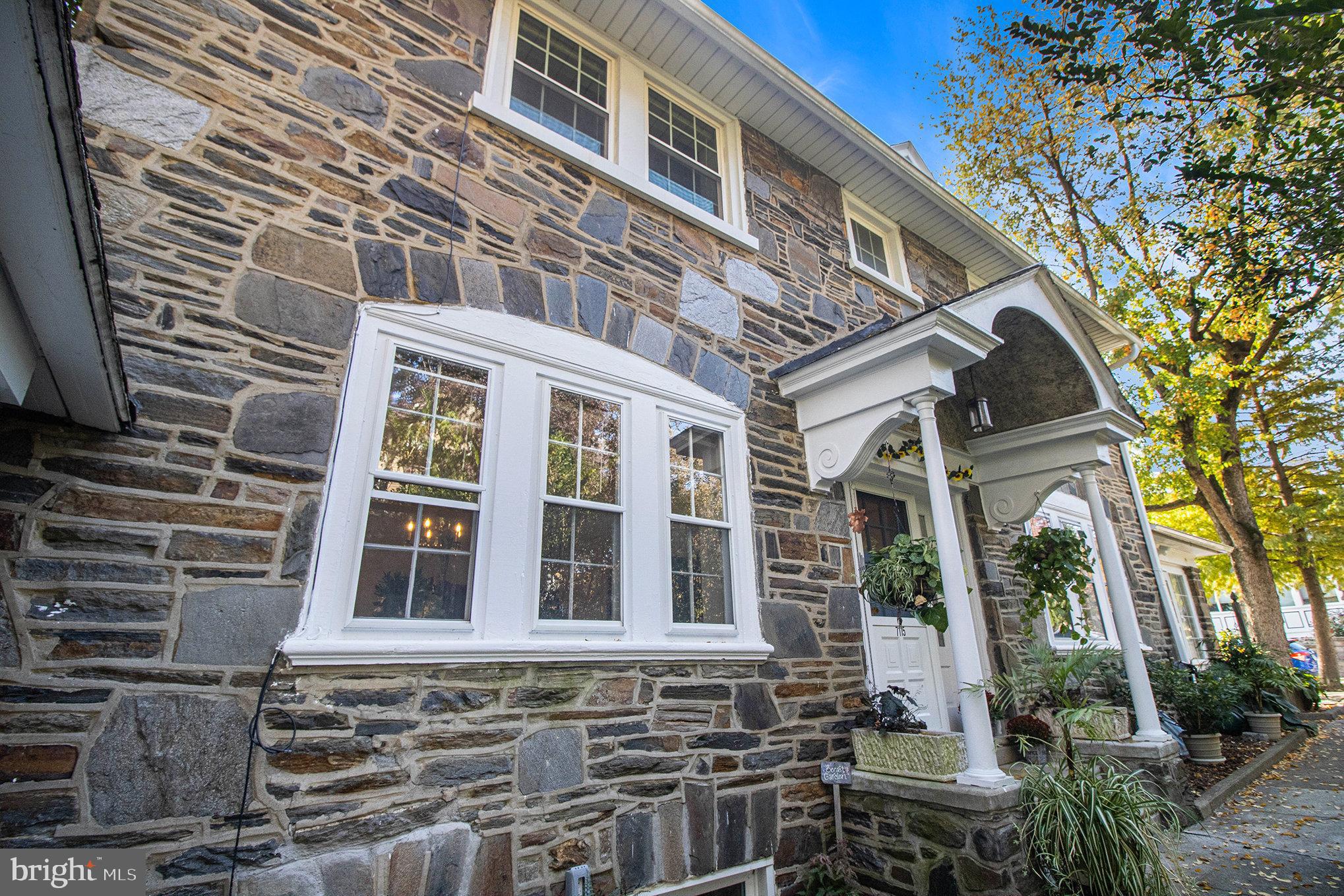7115 Llanfair Road Upper Darby, PA 19082 - Photo 44 of 49 Front entry with lovely portico.