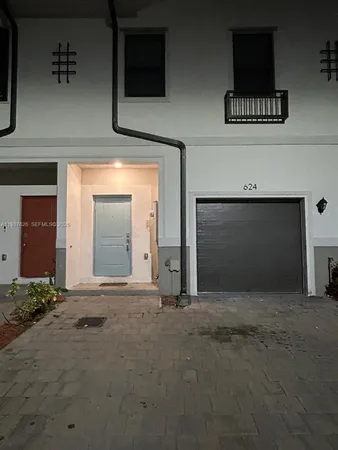 a view of a door of the house