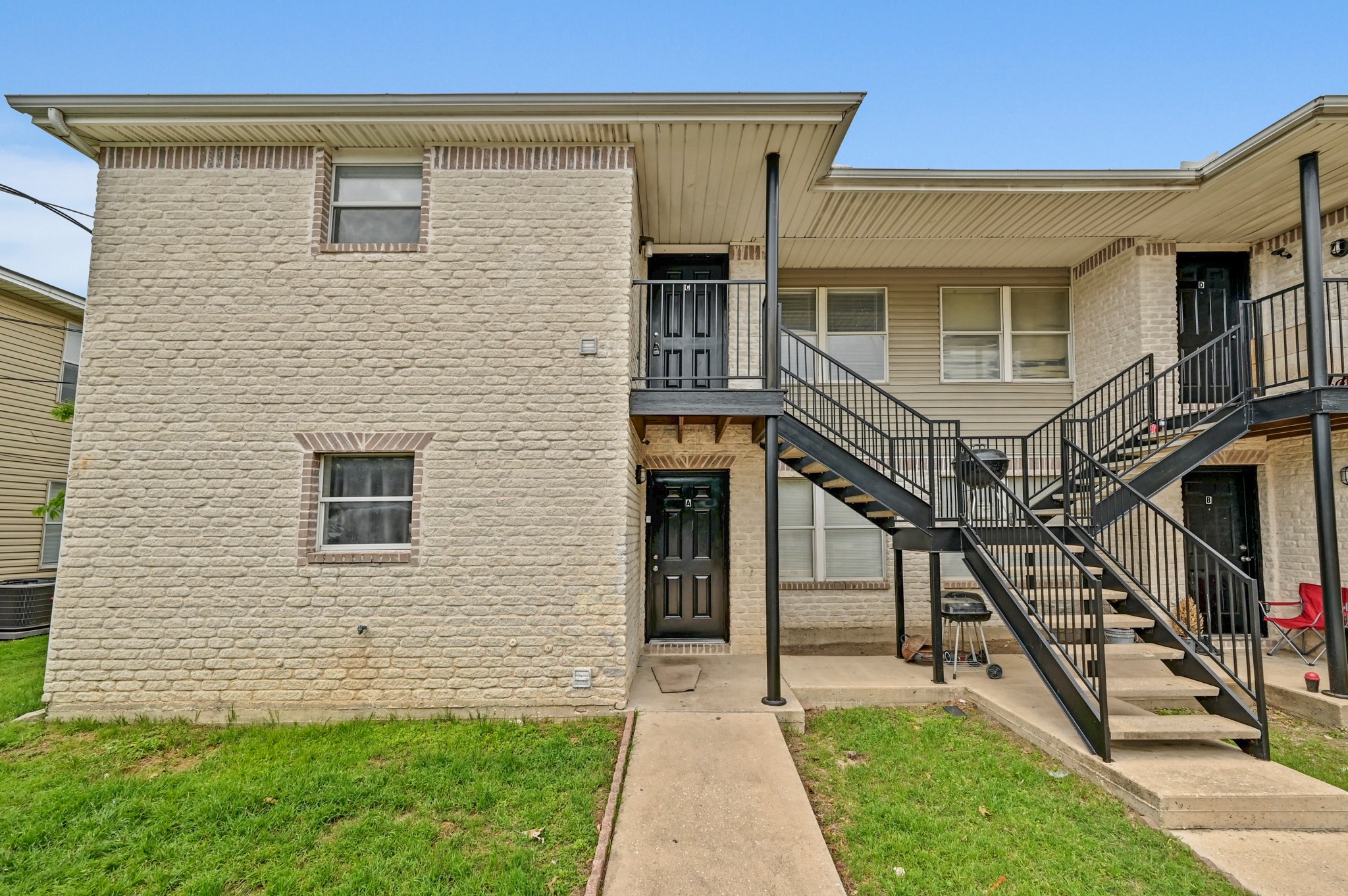 2212 Katy Lane Georgetown, TX 78626 - Photo 3 of 27 Each 2 bedroom two bath unit has their own exterior entry.