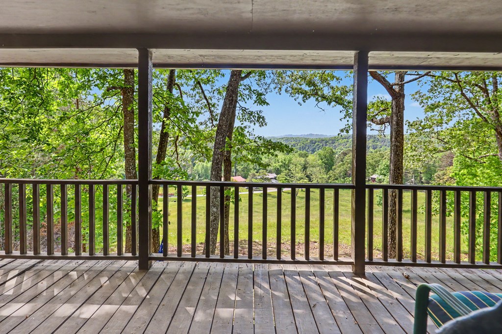 3235 Hiwassee Dam Access Road Murphy, NC 28906 - Photo 32 of 45 a view of balcony with wooden floor