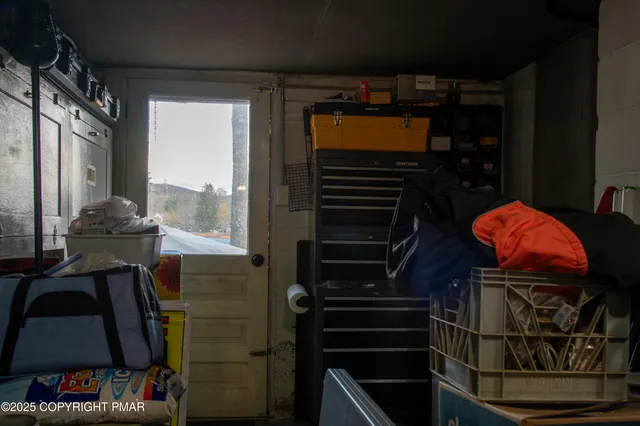a view of storage and utility room