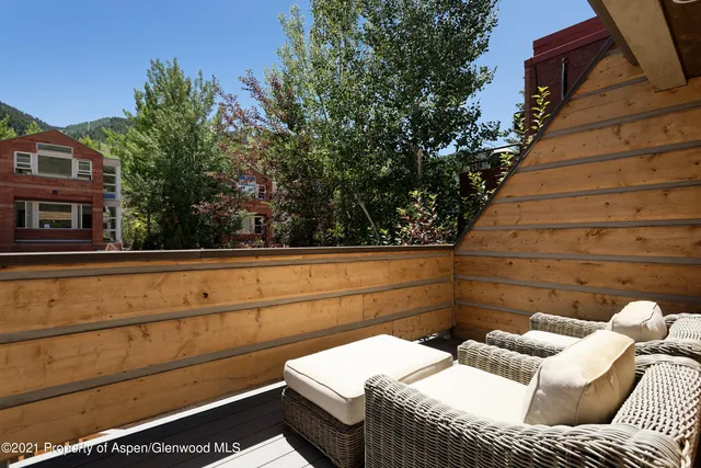 a view of outdoor space and seating