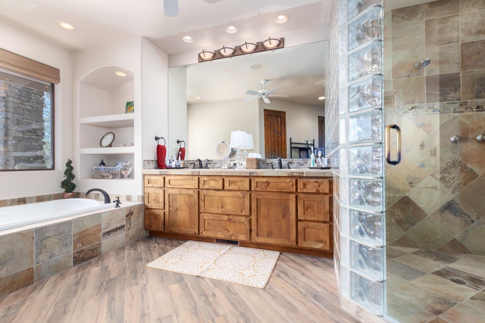 2501 East Rim Club Drive Payson, AZ 85541 - Photo 25 of 56 Master bathroom- walk-in shower