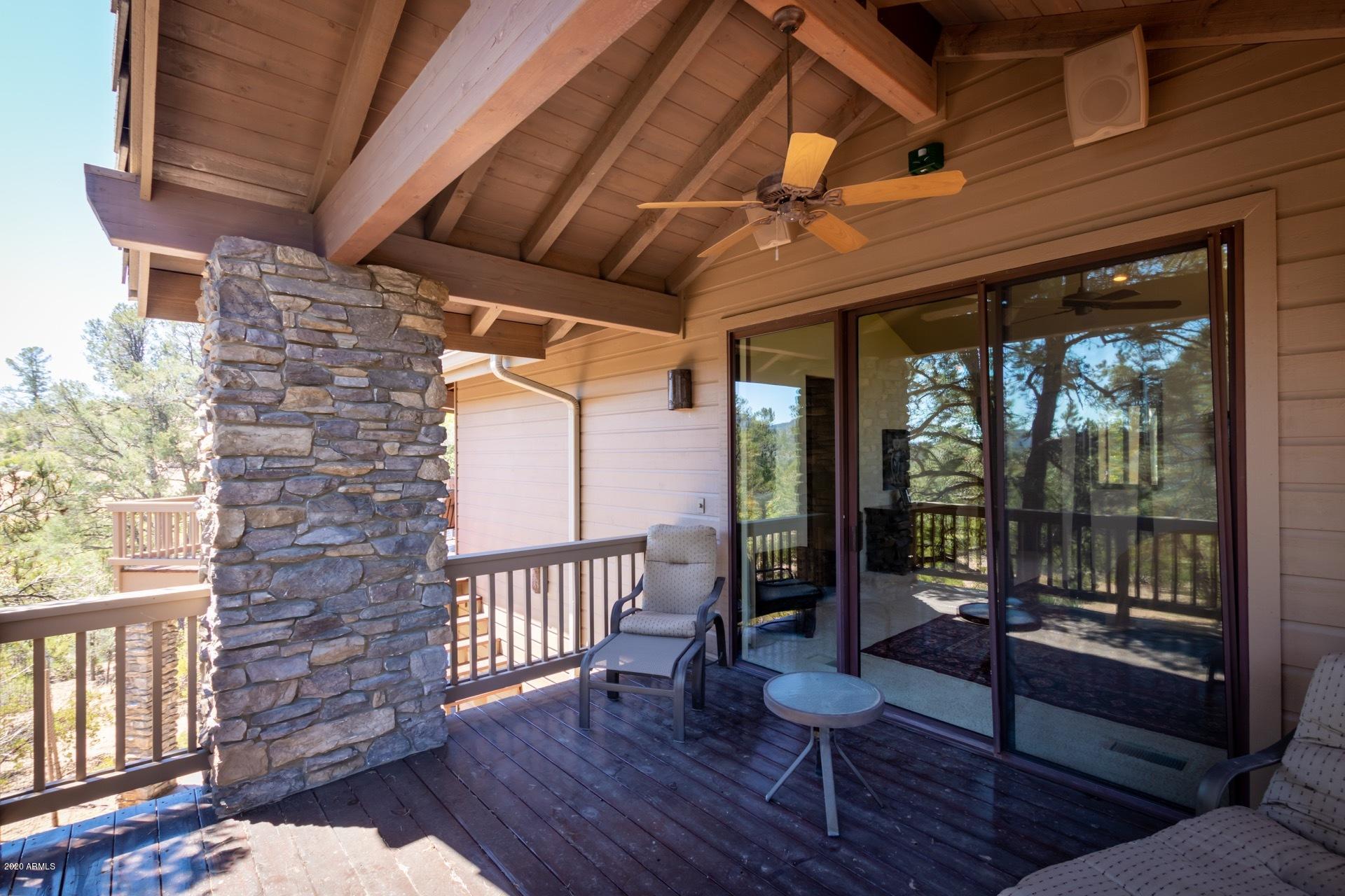 2501 East Rim Club Drive Payson, AZ 85541 - Photo 27 of 56 Master privacy deck