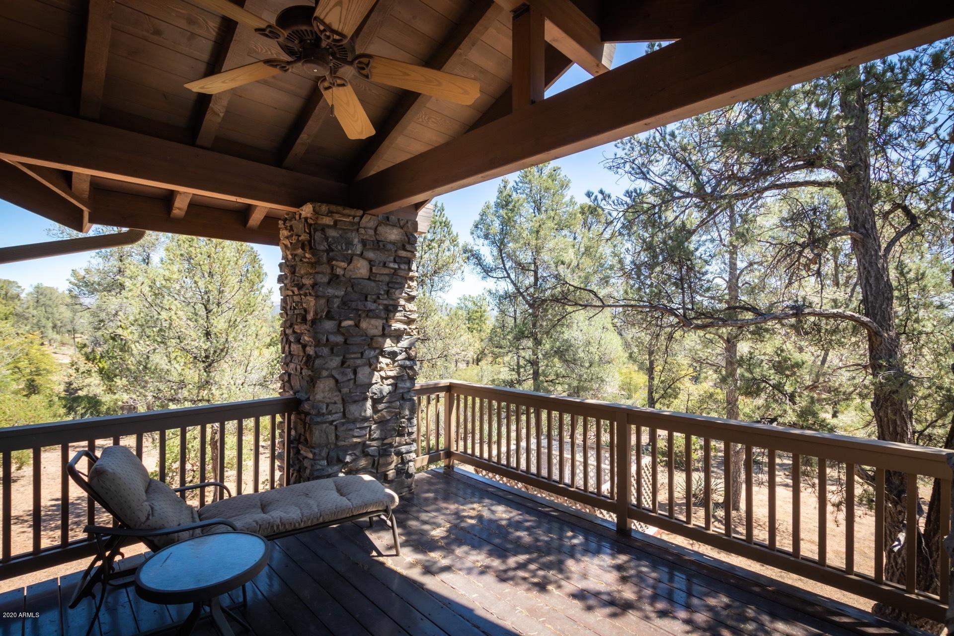 2501 East Rim Club Drive Payson, AZ 85541 - Photo 28 of 56 Master privacy deck