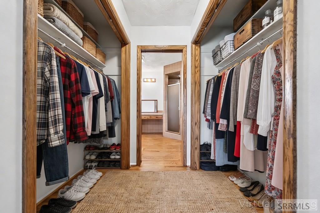 435 North 1500 East St. Anthony, ID 83445 - Photo 12 of 66 Virtually Staged Primary Walk-Through Closets