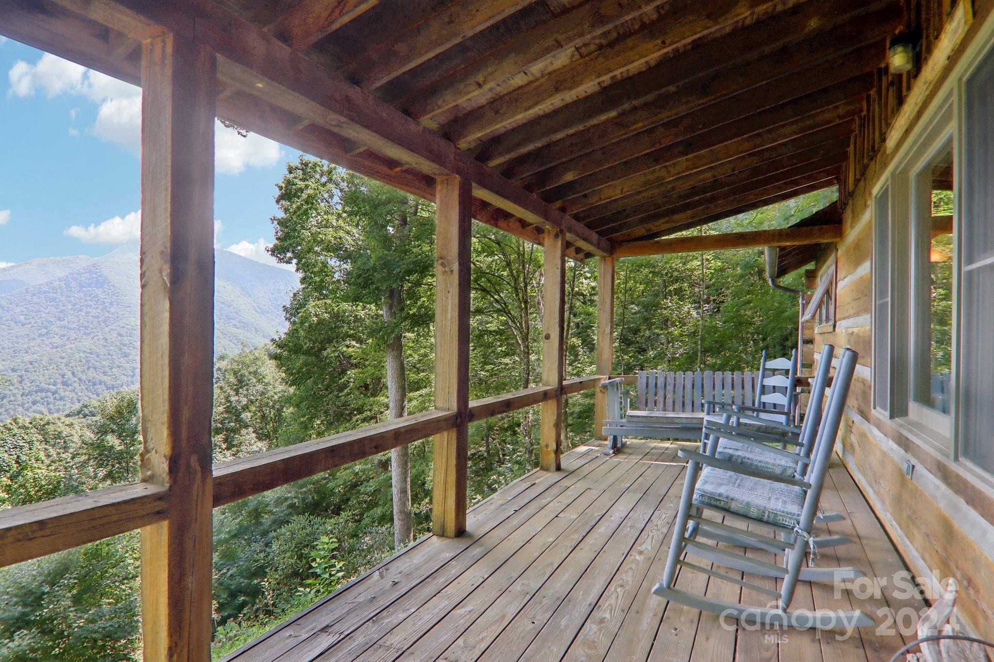 1685 Setzercove Road Maggie Valley, NC 28751 - Photo 29 of 42 a view of a two chairs in the balcony