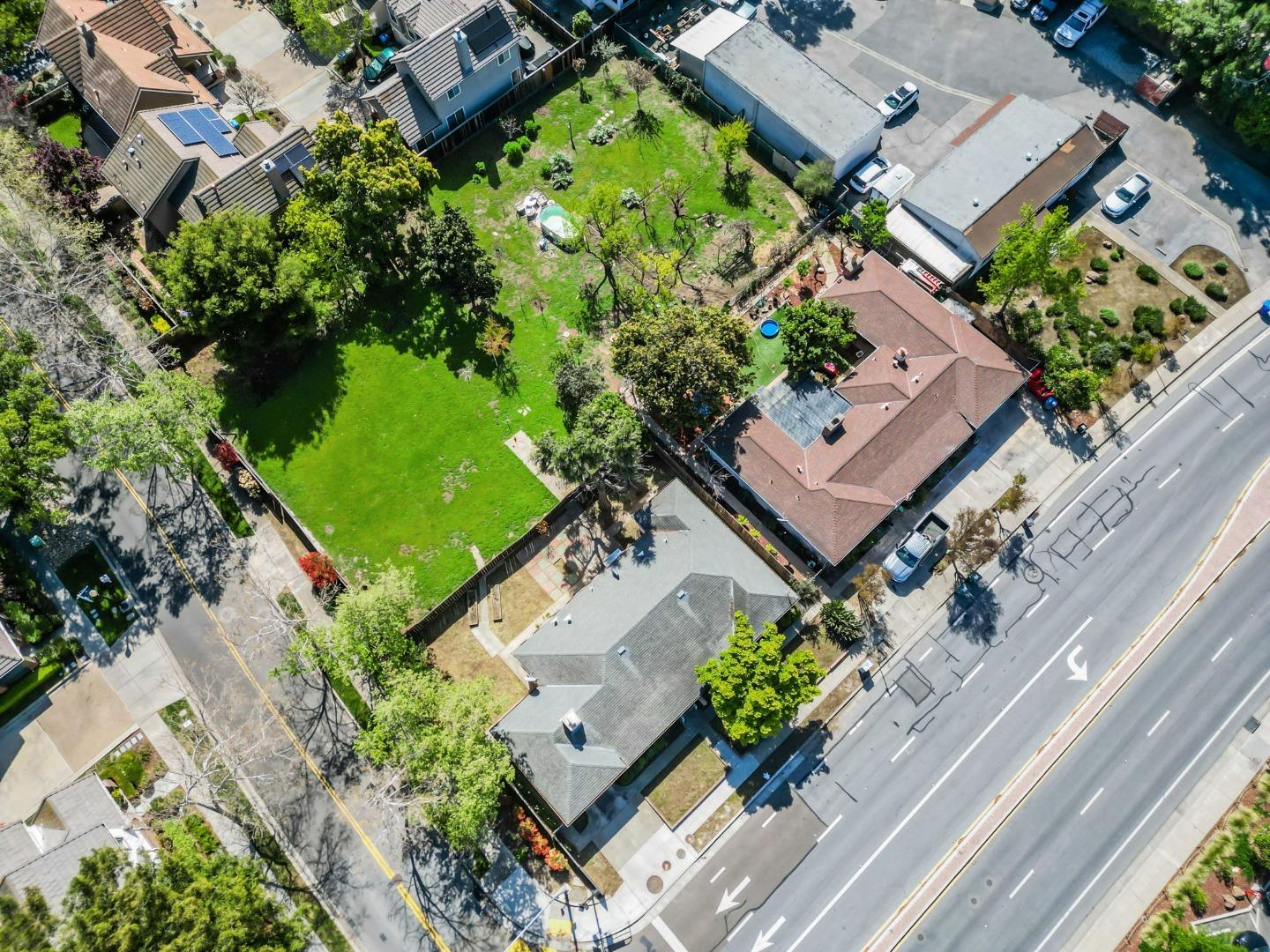 167 North Whisman Road Mountain View, CA 94043 - Photo 42 of 49 an aerial view of a house with a garden