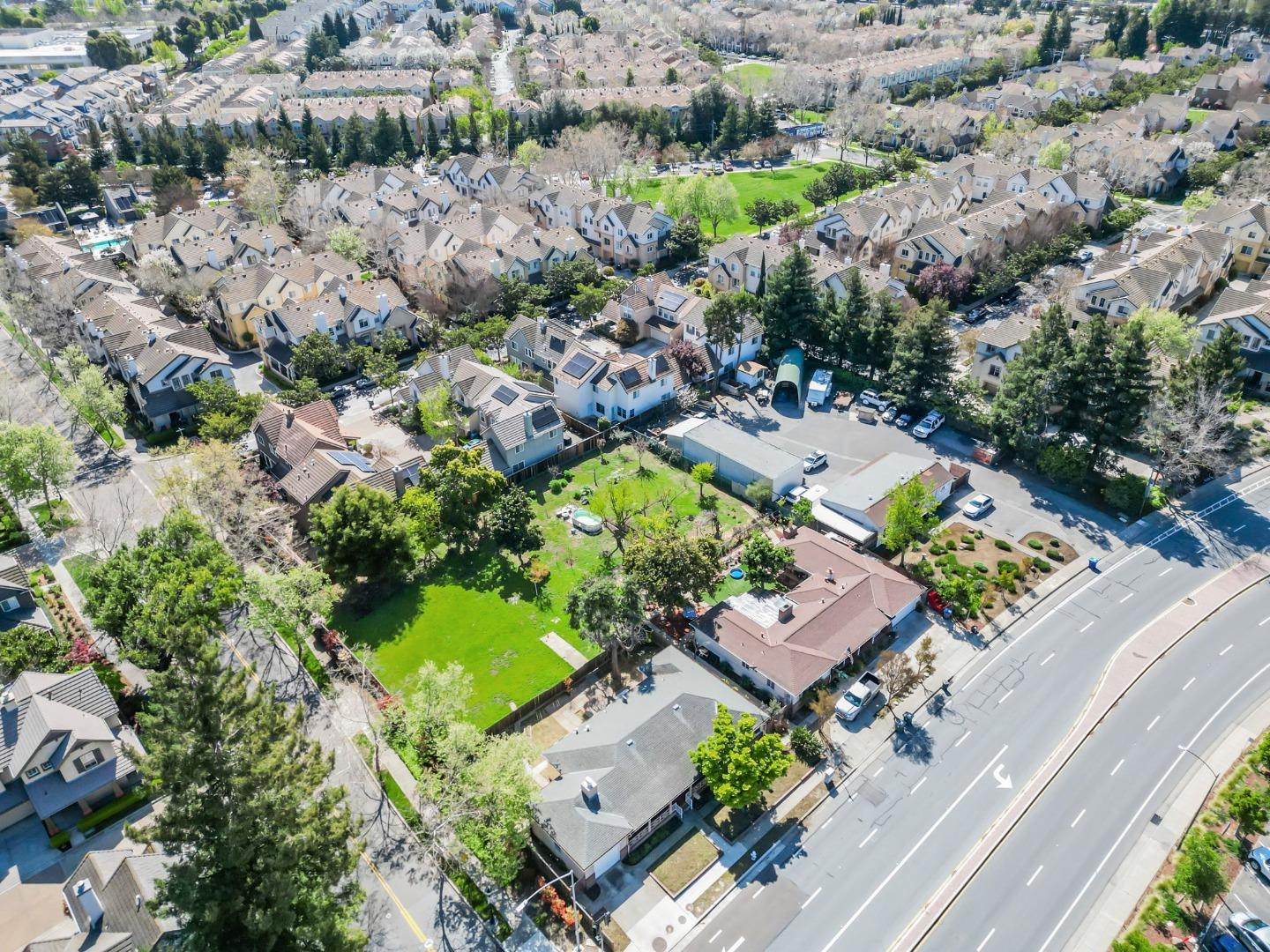 167 North Whisman Road Mountain View, CA 94043 - Photo 44 of 49 an aerial view of a house with a yard