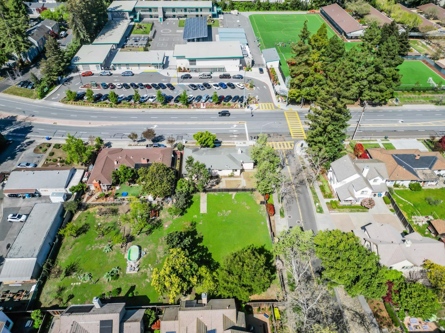 167 North Whisman Road Mountain View, CA 94043 - Photo 48 of 49 an aerial view of a residential houses with outdoor space