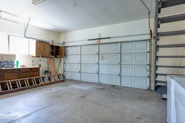 a view of hallway with stairs