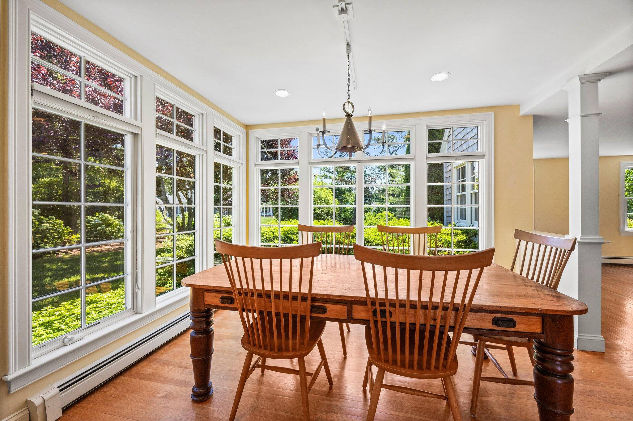 75 Whidah Road Chatham, MA 02650 - Photo 13 of 47 a view of a dining room with furniture window and outside view
