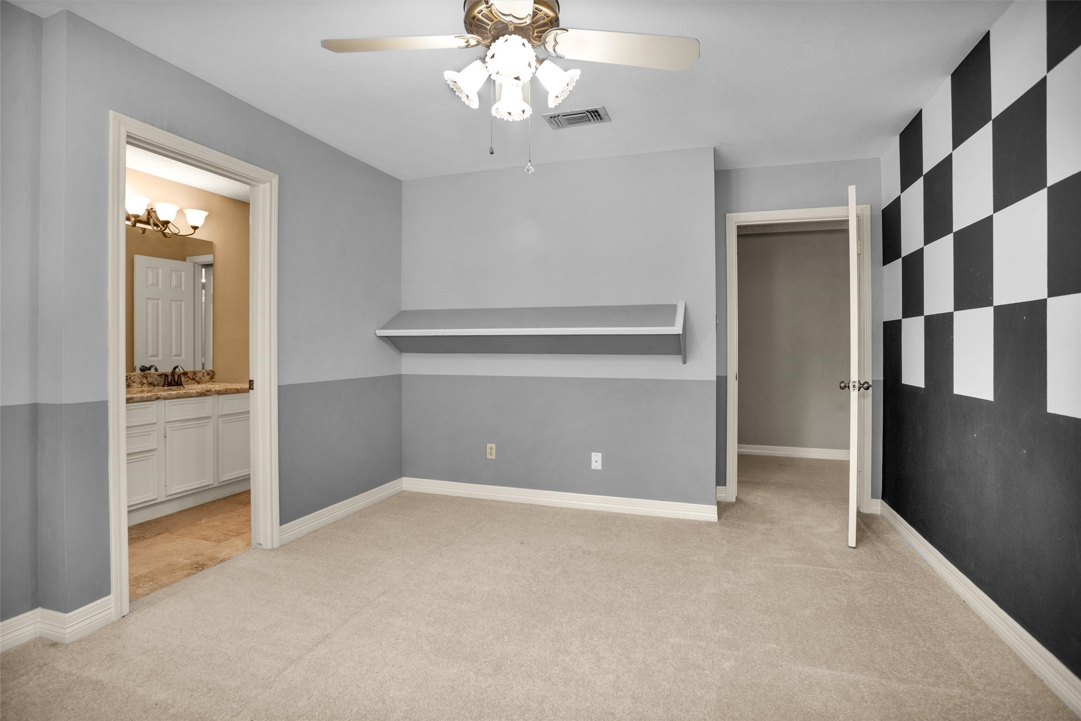 6903 Farnaby Court Spring, TX 77379 - Photo 36 of 49 a view of an empty room with a cabinet and a window