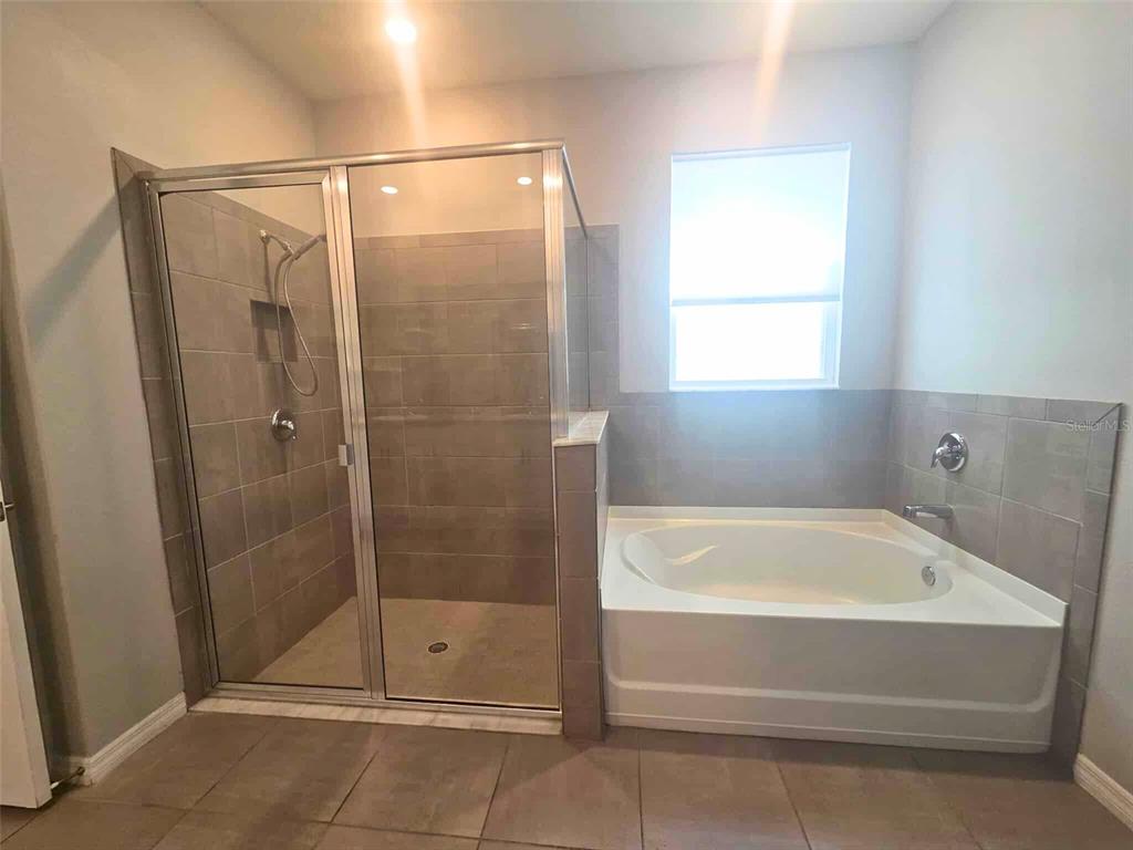 3927 Lively Coral Place Bradenton, FL 34208 - Photo 24 of 44 a bathroom with a bath tub and shower