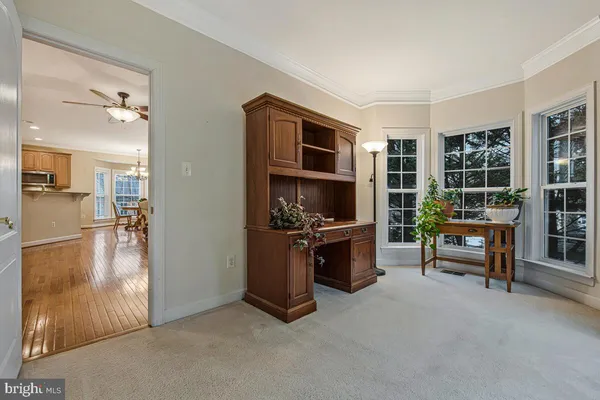 workspace with furniture and window