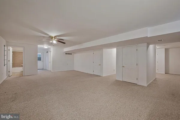 a view of an empty room