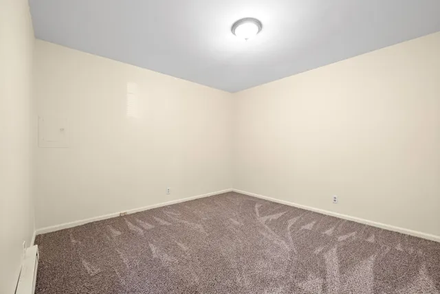 an empty room with a empty space