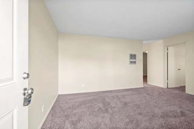 a view of livingroom with walk in closet