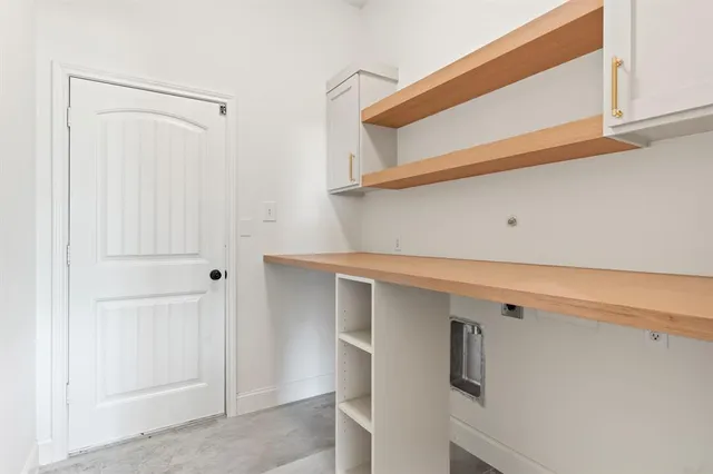 a view of closet area