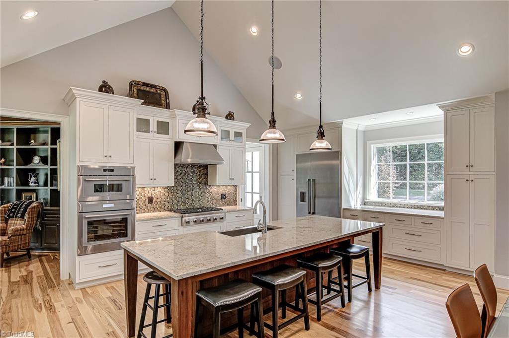 305 Speaks Road Advance, NC 27006 - Photo 11 of 50 Kitchen - 100% all-wood Maple painted insetcabinets with soft close