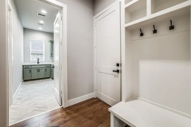 a view of livingroom with hallway