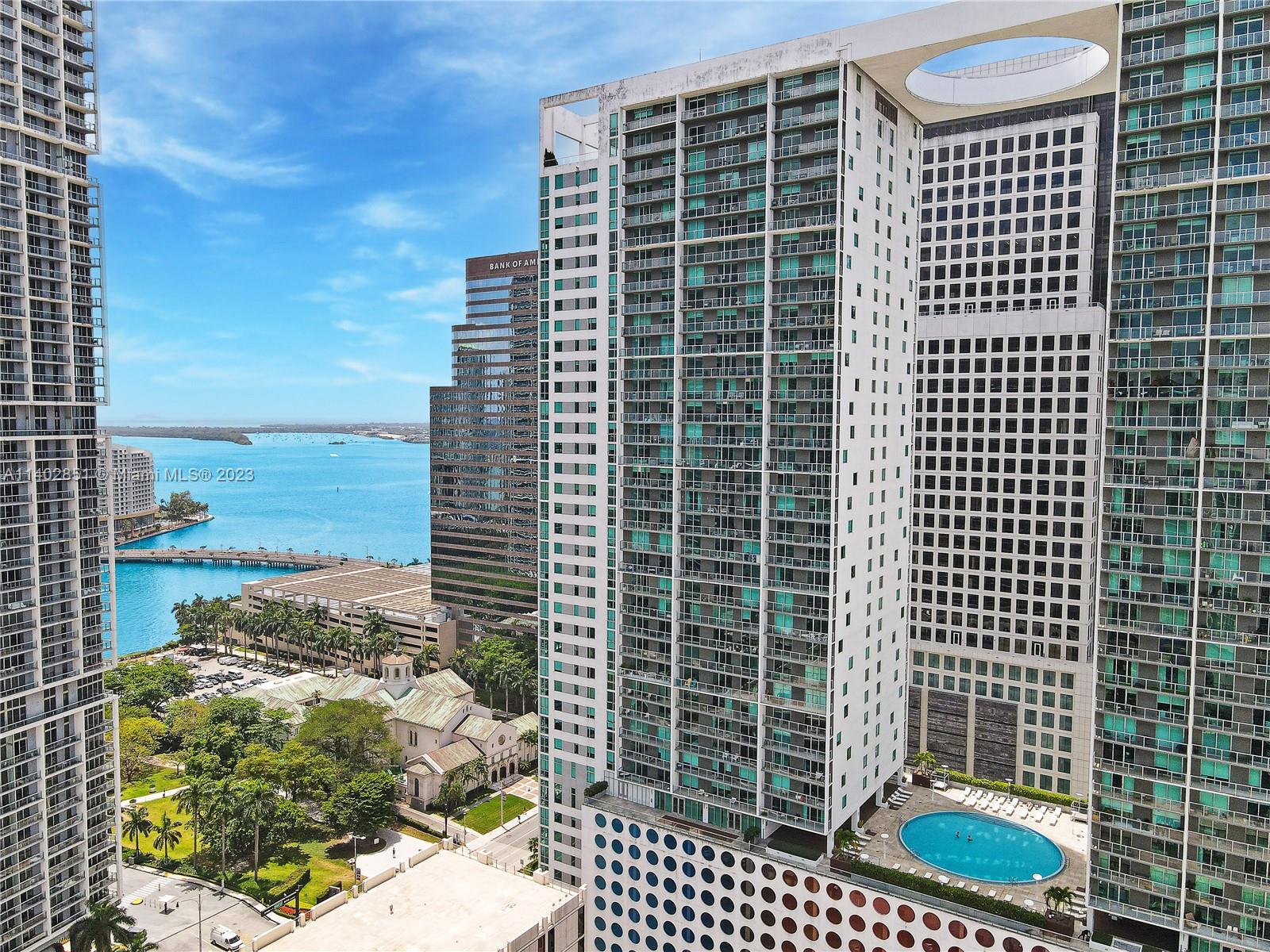 500 Brickell Avenue, Unit 2007 Miami, FL 33131 - Photo 22 of 31 a view of a balcony with a floor to ceiling windows