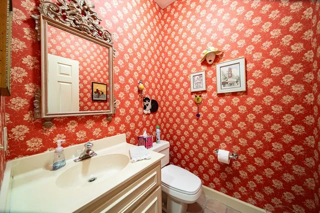 a workspace with furniture