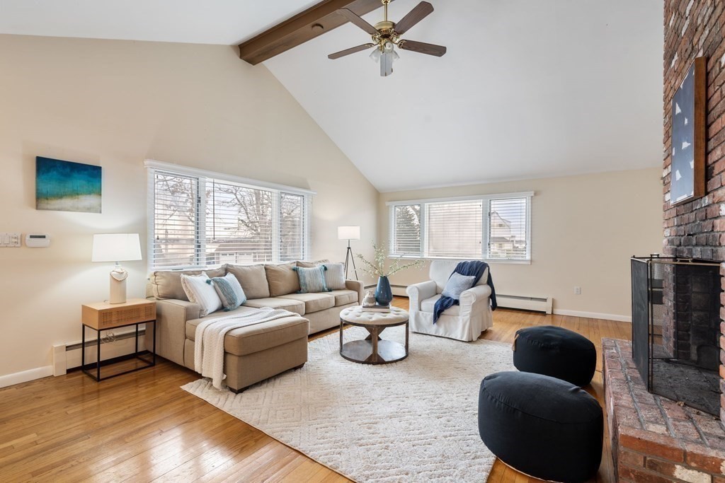 21 Fishermans Cove Road Wareham, MA 02532 - Photo 4 of 34 a living room with furniture and a flat screen tv