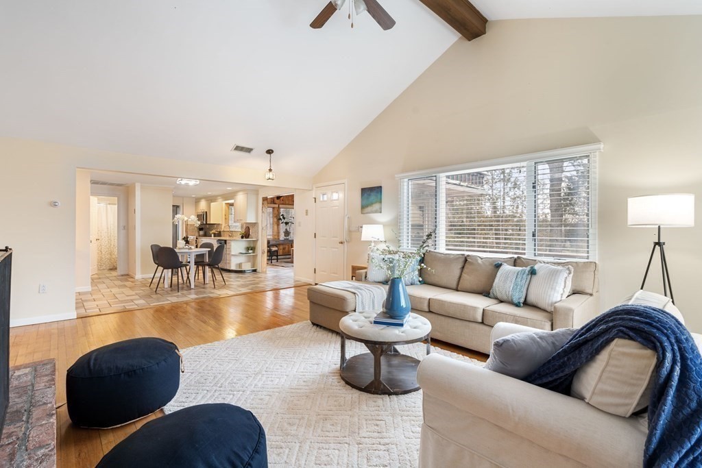 21 Fishermans Cove Road Wareham, MA 02532 - Photo 5 of 34 a living room with furniture and a large window