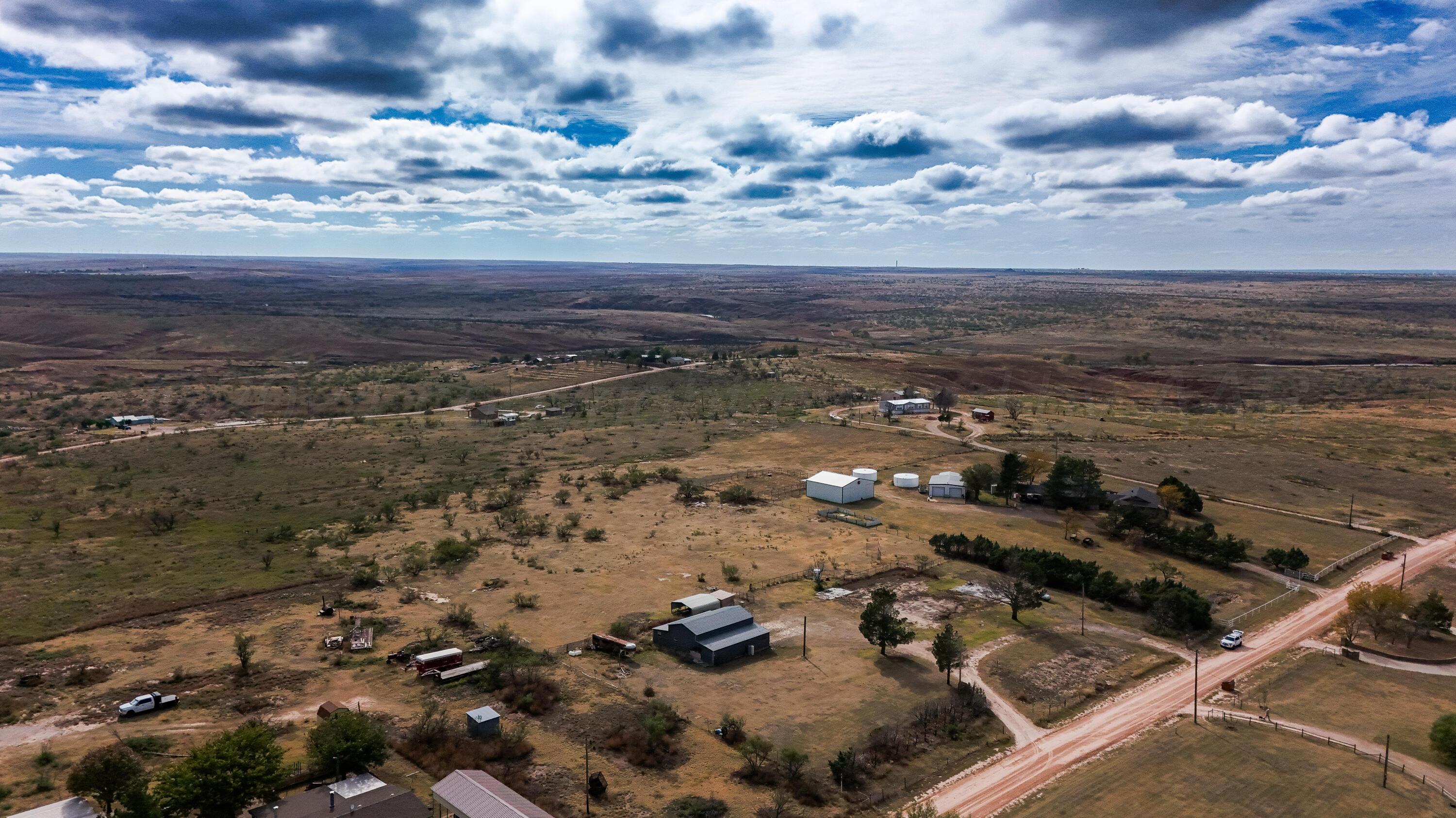 626 Sunset Road Fritch, TX 79036 - Photo 3 of 5 aerial side 1