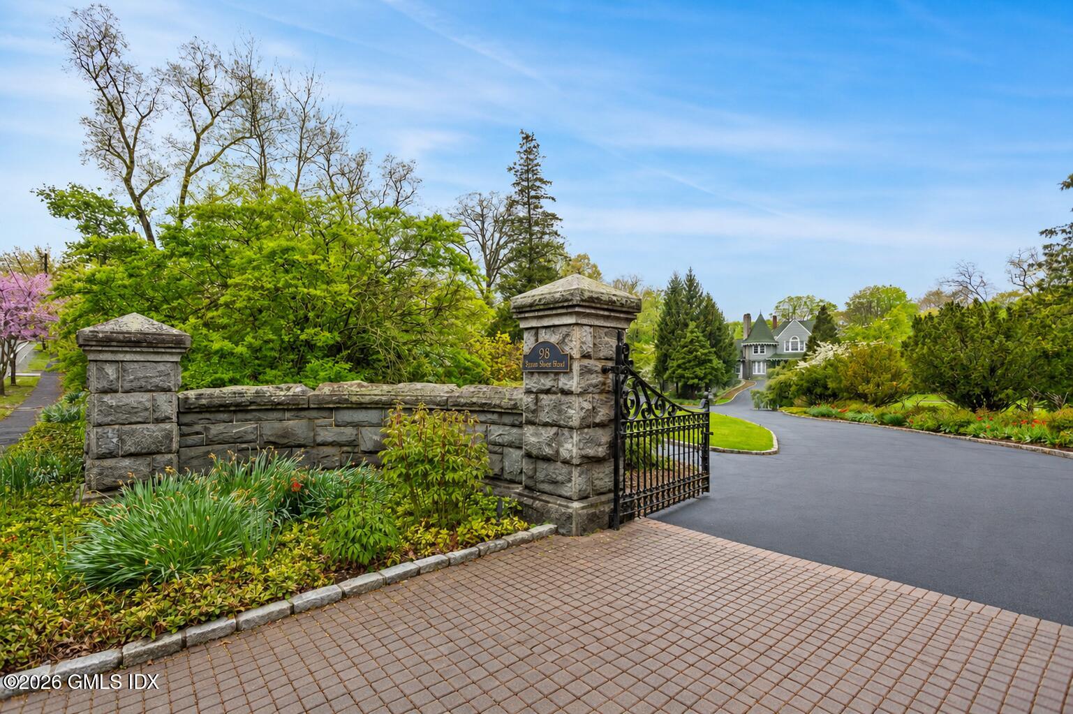 Front Private Property Entrance