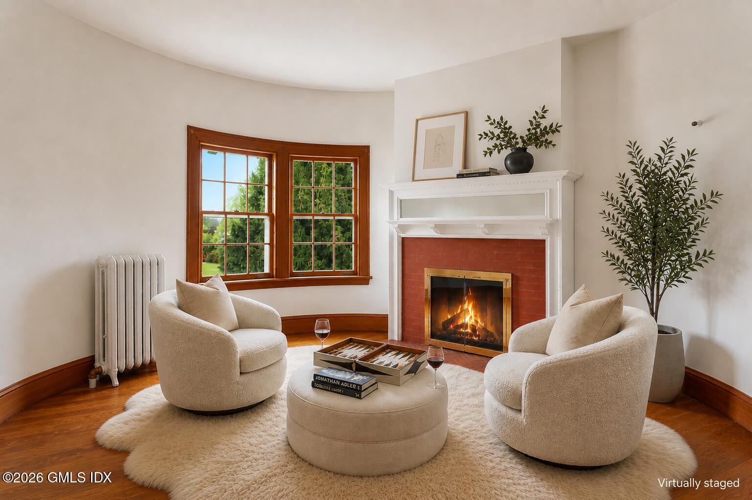 98 Byram Shore Road, Unit CARRIAGE HOUSE Greenwich, CT 06830 - Photo 19 of 19 Sitting room virtually staged