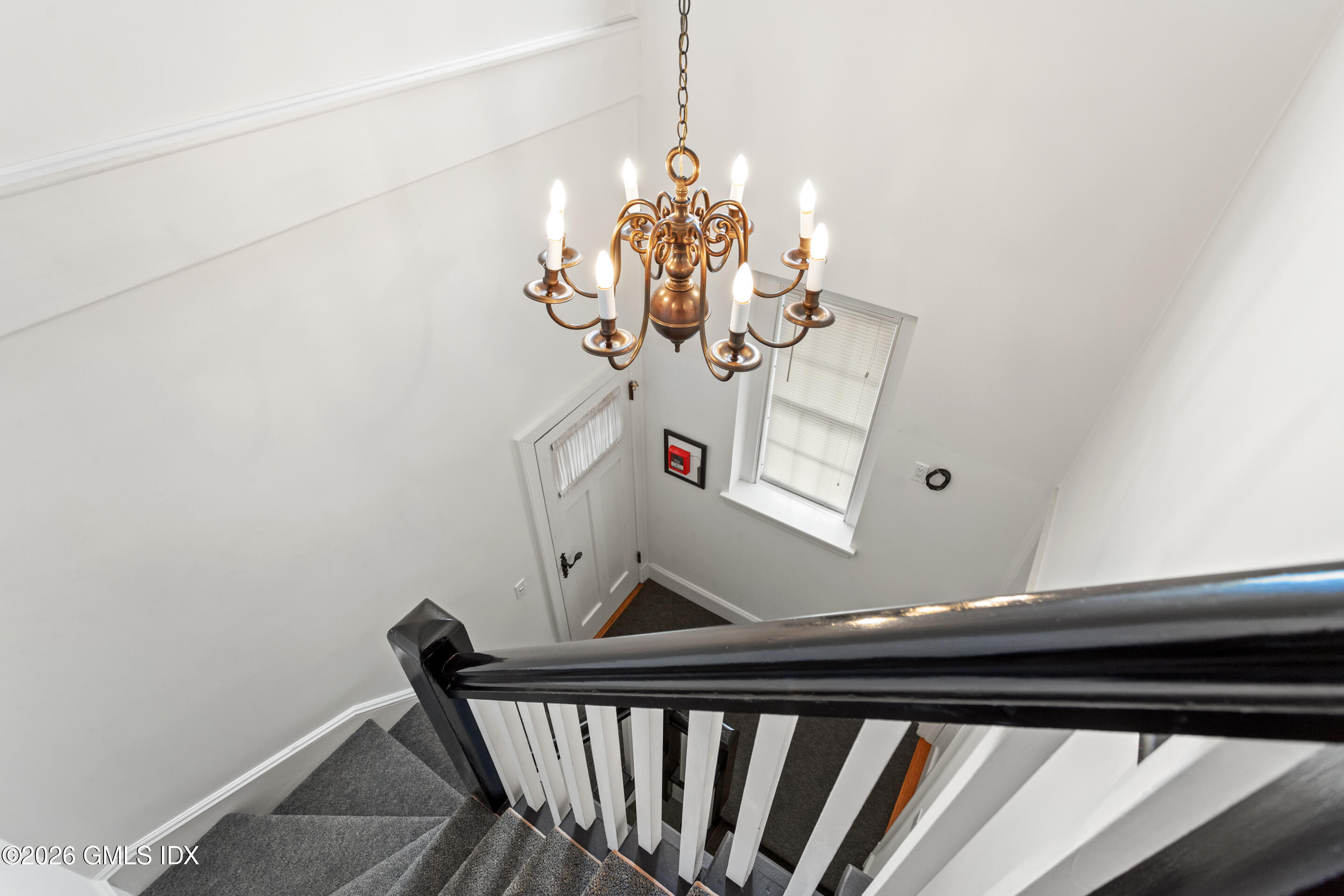 98 Byram Shore Road, Unit CARRIAGE HOUSE Greenwich, CT 06830 - Photo 4 of 19 Staircase to Apartment