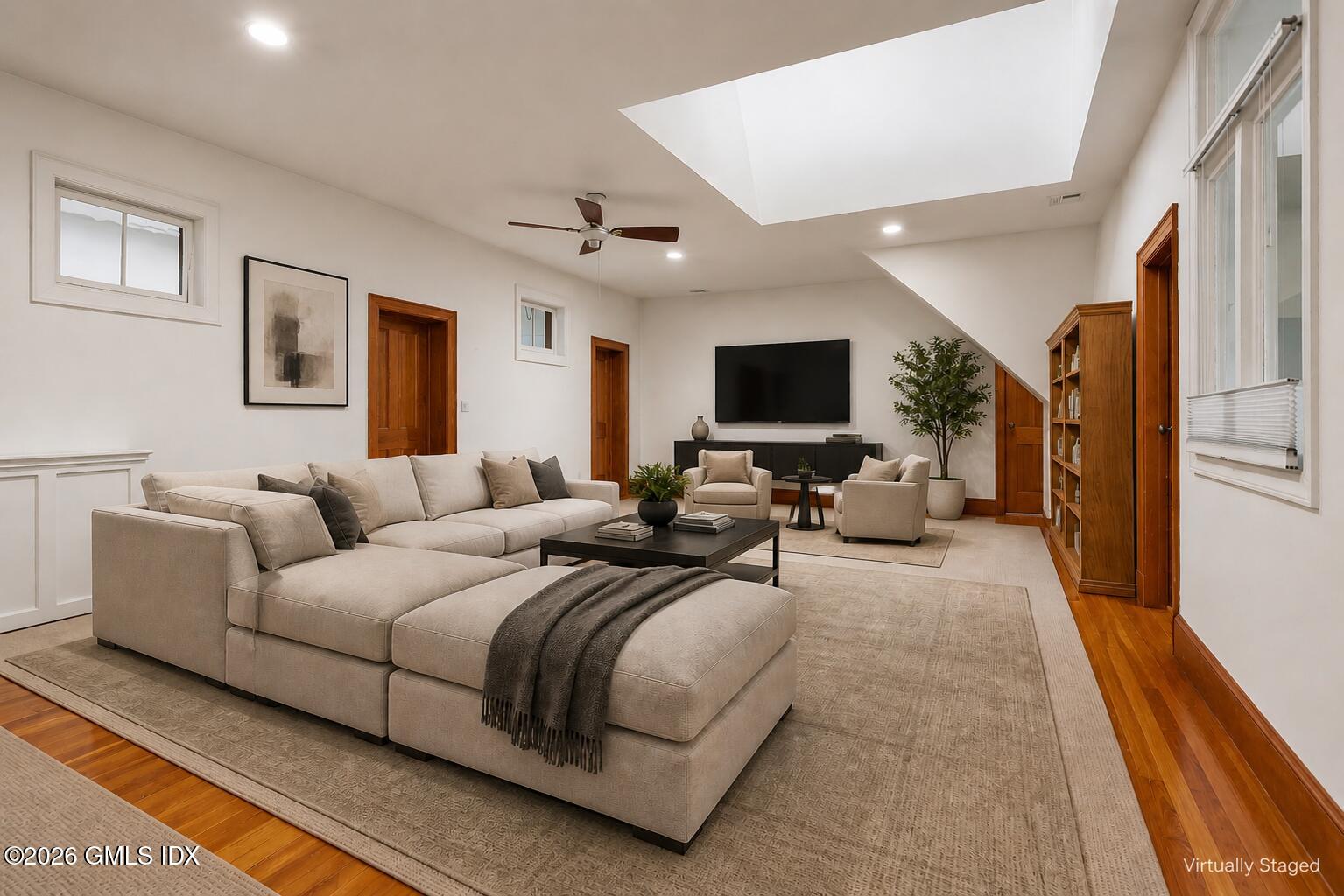 98 Byram Shore Road, Unit CARRIAGE HOUSE Greenwich, CT 06830 - Photo 6 of 19 Living Room Virtually Staged