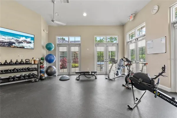 a view of a tennis court