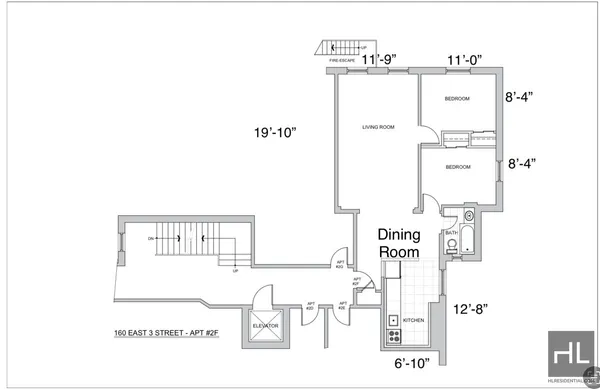 $1,149,000 | 160 East 3rd Street, Unit 2F | East Village
