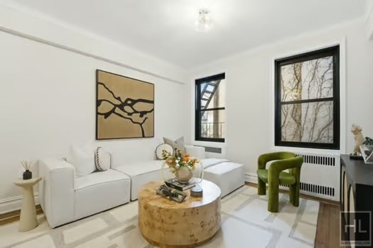 160 East 3rd Street, Unit 2F Manhattan, NY 10009 - Photo 5 of 20 a living room with furniture potted plant and window