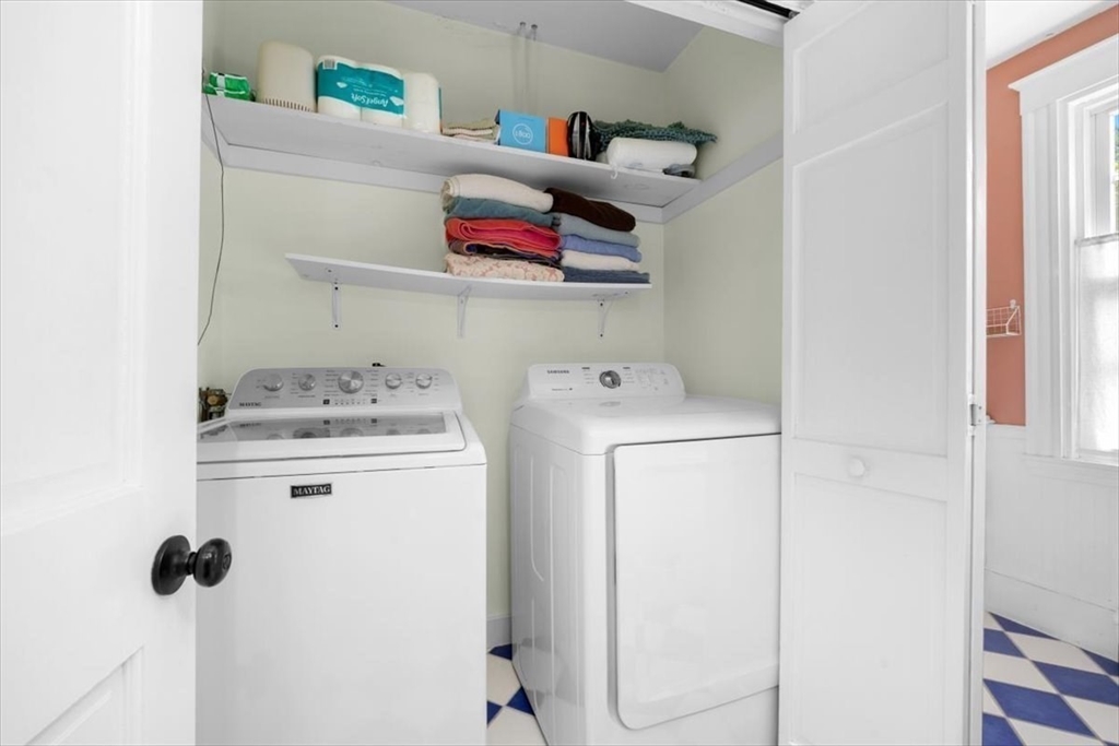 13 Ship Street Hingham, MA 02043 - Photo 25 of 37 a utility room with dryer and washer